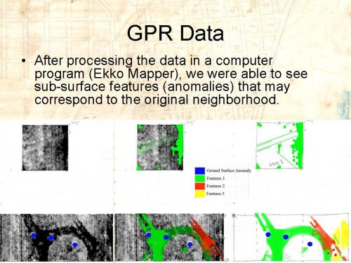 Grids 1 & 2 GPR Data